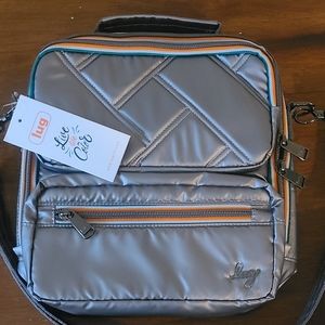 Lug cross body bag